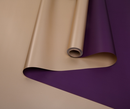 Пленка матовая двухсторонняя Золото/Фиолетовая 60см/10м Пленка матовая двухсторонняя Золото/Фиолетовая 60см/10м