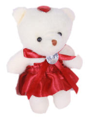 Игрушка для букета Медвежонок Твёрдый средний (1уп/10шт) Игрушка для букета Медвежонок Твёрдый средний (1уп/10шт)