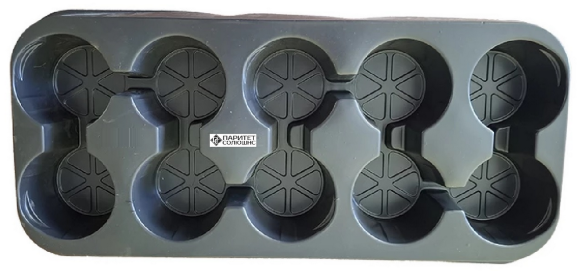 Транспортная кассета 10мест D-115мм (560*250мм)