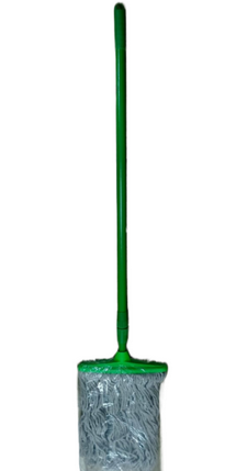 Швабра плоская Х/Б Доляна 21см с Черенком