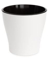 Горшок Лея 3,6лит Белый (с дренажной системой)