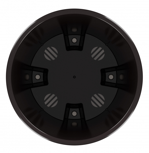 Горшок Лея 3,6лит Белый (с дренажной системой) Горшок Лея 3,6лит Белый (с дренажной системой)