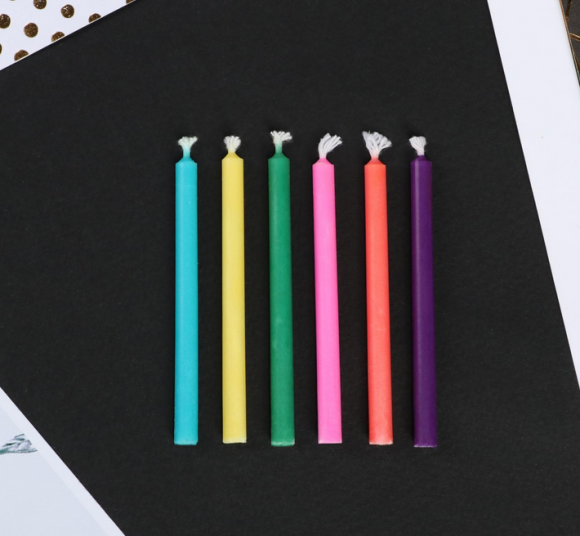 Свечи для торта с Цветным пламенем Набор 6шт Арт-5179151