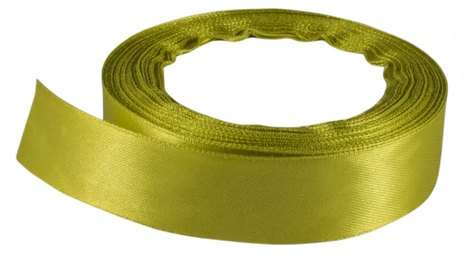 Лента Атласная 25мм*25ярд Оливковая