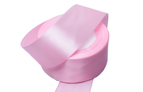 Лента Атласная 40мм*25ярд Розовая