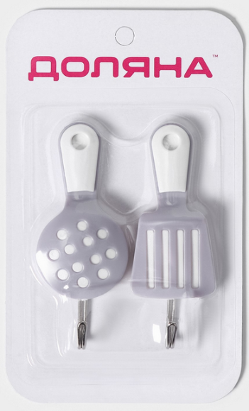 Крючки Набор самоклеящиеся Кухня 2шт Арт-3121633