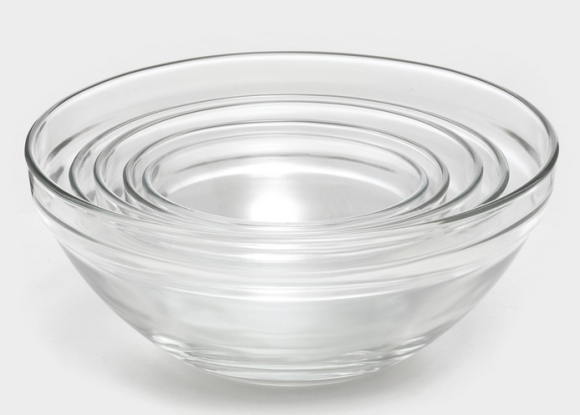 Набор Салатников Стекло с крышками Красных 5шт Арт-906124 Набор Салатников Стекло с крышками Красных 5шт Арт-906124