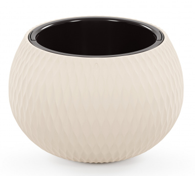 Горшок Жемчужина 4лит Бежевый М-8721 (с дренажной системой) Горшок Жемчужина 4лит Бежевый М-8721 (с дренажной системой)