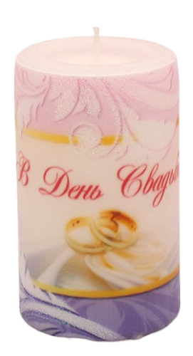 Свеча Свадебная Арома Роза Арт-2226 Свеча Свадебная Арома Роза Арт-2226