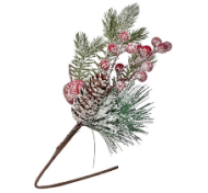 Ветка Новогодняя 36см Арт-8263