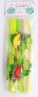 Трубочки для коктейля Фрукты 12шт Арт-430808