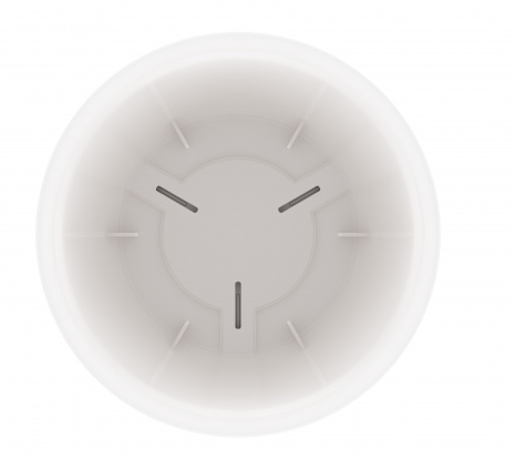 Горшок Афина 2,2лит Белый с поддоном М-6521 (БАШ)