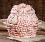 Горшок духовой Виноград шамот 3лит 3250967