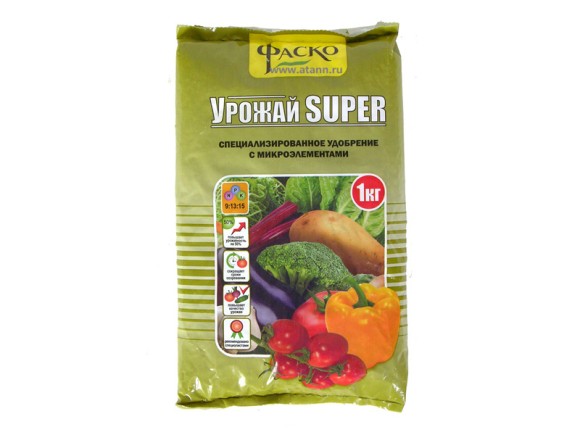 Удобрение Урожай Супер 1кг (1уп/12шт) ФАСКО