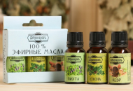 Набор эфирных масел Добропаровъ 3шт*17мл Сосна+Пихта+Кедр Арт-4250950