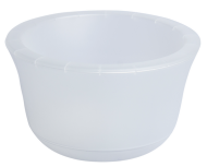 Горшок Омега 2,4лит Прозрачный D-20см (с дренажной системой)