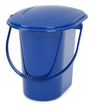 Ведро-туалет 18л Голубое М-1316 (БАШ)