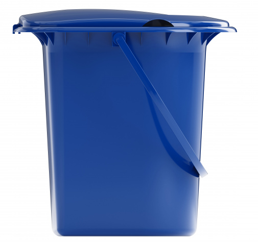 Ведро-туалет 18л Голубое М-1316 (БАШ)