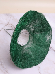 Каркас для букета 25см Сизаль Гладкий Зелёный