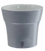 Горшок Santino Дали 1,2лит Серый с АВТОполивом