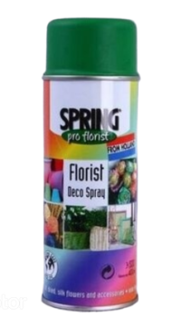 Спрей - краска для срезочных цветов Ярко-Зеленая 400мл Арт-028