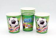 Стакан бумажный Футбольный матч 250мл*6шт Арт-СП-1636