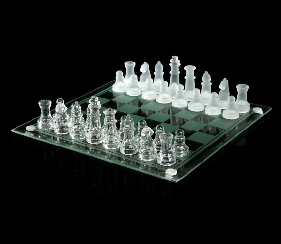 Шахматы Стекляные 24*24см 522818