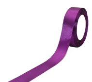 Лента Атласная 25мм*25ярд Фиолетовая