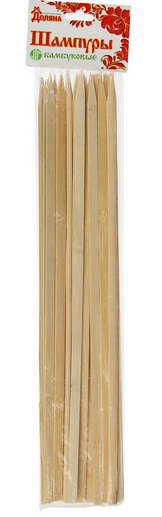 Набор шампуров Деревянных Доляна 40см*25шт Арт-1418979