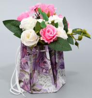 Аквабокс D-14,5см Цветы (1уп/1шт) Арт-9459665