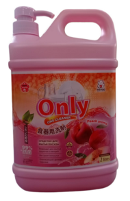 Средство для мытья посуды Only One Cleaner Персик 2лит (1уп/8шт)