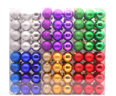 Ёлочное украшение Шар D-8см в Ассортименте