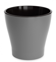 Горшок Лея 3,6лит Серый (с дренажной системой)