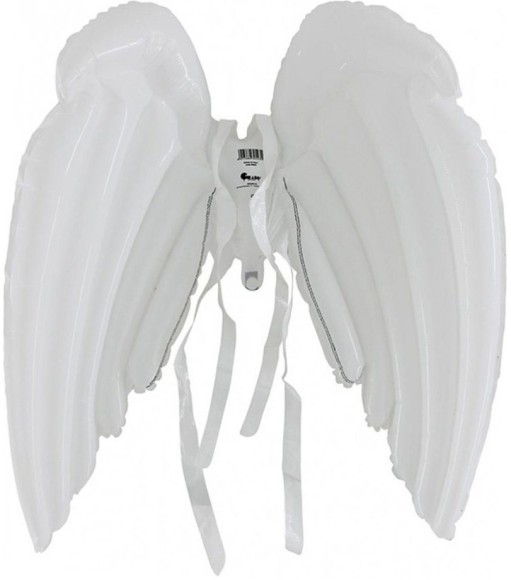 Шар фольгированный 36/91см Крылья Ангел Белый