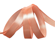 Лента Атласная 15мм*25ярд Персиковая