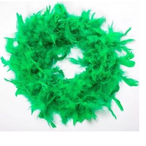 БОА из перьев Зелёный 180см