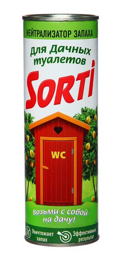Нейтрализатор запаха Дачных туалетов Sorti 500гр (1уп/24шт) 1 ЭТАЖ