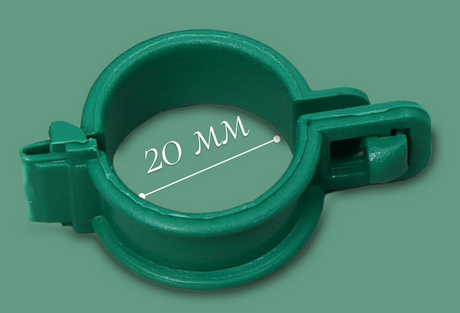 Клипса садовая Greengo D-20мм * 100шт Арт-3338431 (СКЛАД)