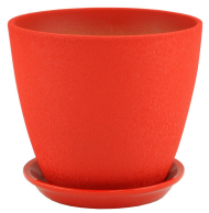 Кашпо Бутон №-ВН-03 Винил Красный №2 (D-15см) Кашпо Бутон №-ВН-03 Винил Красный №2 (D-15см)