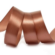 Лента Атласная 25мм*25ярд Кирпичная