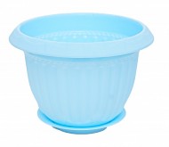 Горшок Байкал 2лит Голубой с поддоном