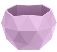 Горшок Топаз 0,45лит Лаванда Арт-9119 (с дренажной системой)