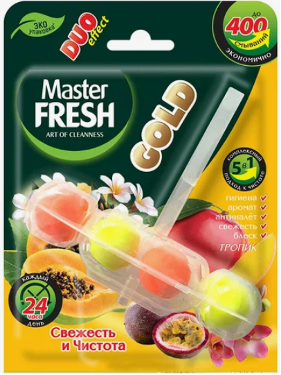 Подвесной блок для унитаза Master Fresh Тропик 1шт