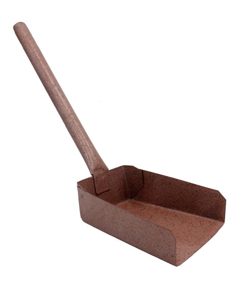 Совок хозяйств металлич Зольный (с короткой металлич ручкой)