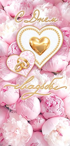 Конверт для денег С Днем Свадьбы Арт-2-16-3036