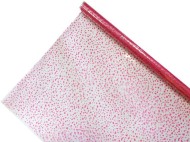 Пленка прозрачная с рисунком Мошка Красная 70см/8м