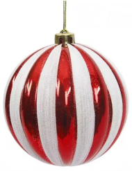 Ёлочное украшение Шар D-25см Снежный (7230)