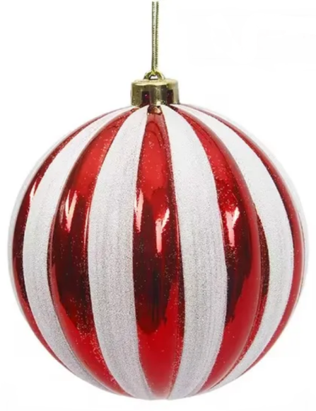 Ёлочное украшение Шар D-25см Снежный (7230)