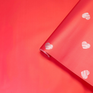 Пленка матовая Моя Любовь Красный Коралл 58см/10м
