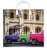 Сумочка пакет п/э пластик ручка 380*340мм Куба Арт-ВУР51824